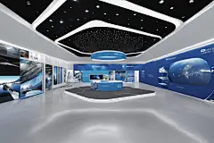 科学技术馆现代科技展厅摄影图