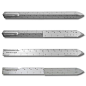 SCALE retractable ballpoint by shigeru ban for ACME | Designboom Shop : Japanese architect Shigeru Ban designed this ball point pen to not only feel comfortable in one’s hand due to its unique triangular shape, but to also have two functions.   One is of 