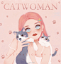猫女小姐姐-illustration by Bali