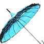 韩国公主褶皱伞别致晴雨伞多层蕾丝遮阳伞创意伞宝塔伞直杆伞-淘宝网