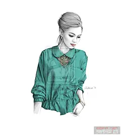 开开眼界 一定会有你喜欢的 - 第5页 - 服装画\手绘 - 穿针引线服装论坛