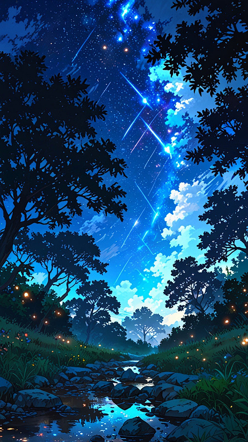 Viral anime nature w...