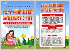 解读妇产科优生优育医院宣传单页