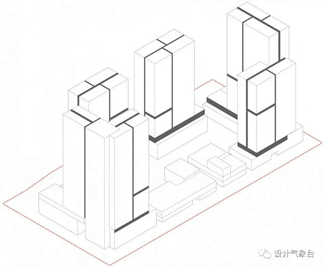 开放式小区项目--郑州万科城建筑分析图