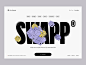 Vice Protocol: main page, poster by Viacheslav Ksendziuk on Dribbble