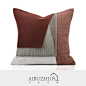艾布之家北欧简约现代新中式极简沙发样板房红色拼接定制抱枕靠垫-淘宝网
