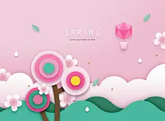 城市交通建筑剪纸艺术创意插画人物PSD分层设计素材-淘宝网