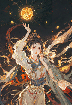 洛神清颜采集到古风AI单人底图