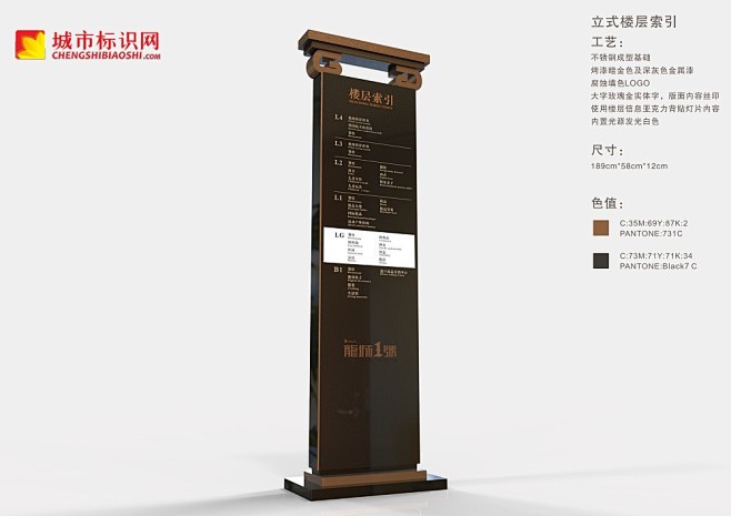 一个商业地产导视设计提案