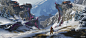 Mountain tenakth_ Gate/Mountain pass concept