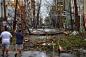 Photos of Puerto Rico After Hurricane Maria : On Wednesday, Hurricane Maria crashed across the entire U.S. territory of Puerto Rico, making landfall with winds approaching 150 mph (240 kph).