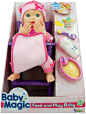 Amazon.com: Baby Magic Feed & Play Baby Doll Feeding Chair: Toys & Games