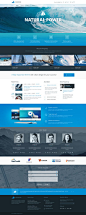 MARINE PSD Theme on Behance