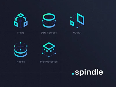Spindle Icons-花瓣网