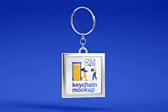 典雅别致钥匙扣品牌VI样机