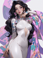 xuexing-chen-idea-an-anime-beautiful-chinese-girl-in-white-and-purple-posing-04d1d389-d583-4ef5-9be0-fc0d80ff92ae