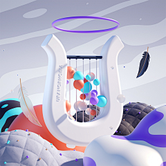哪里来像样的名字采集到练习-C4D