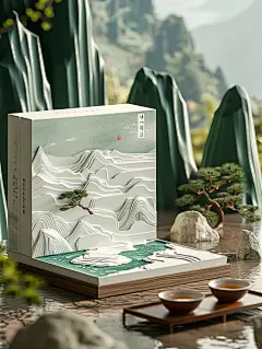 【AI关键词分享】茶叶包装设计渲染场景拍摄 - 小红书