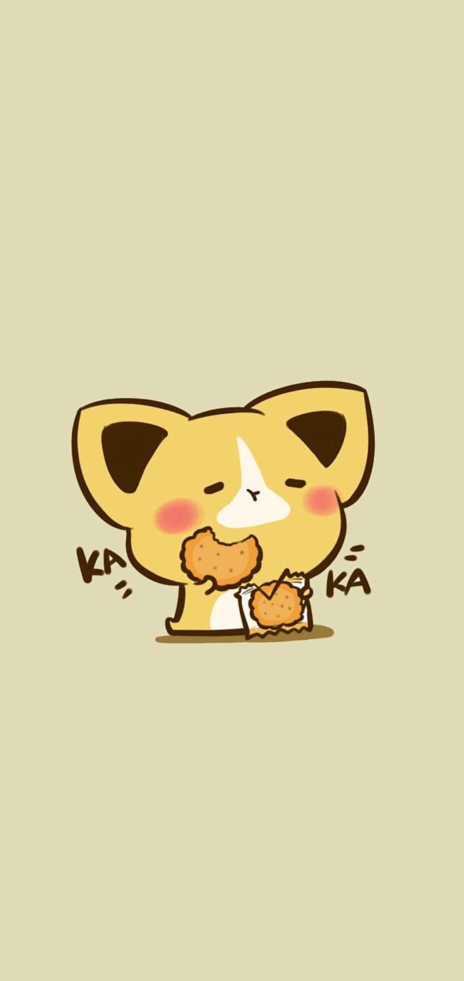 卡通形象人物头像动物背景海报猫画素材