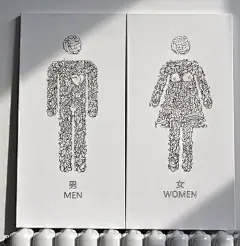 创意厕所标识设计