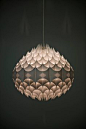 Rare Rhythmic ceiling lamp by Havlova Milanda for Vest, Austria