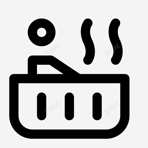 热水浴缸按摩浴缸放松图标 免费下载 页面...