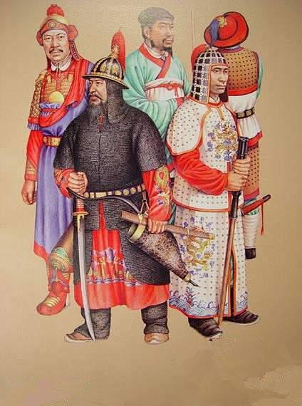 明代武士复原图明代1368年1644年的甲胄绝大多数是用钢铁制造的技术