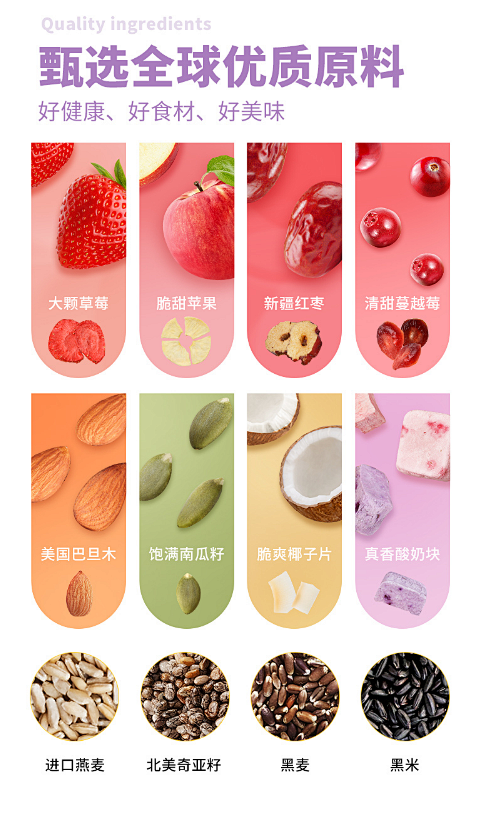 多种混合原材料排版