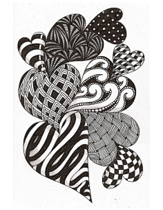 art-图案与装饰点线面-花瓣网|陪你做生活的设计师 | ful zentangle