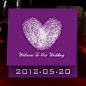 指纹结婚请柬 欧式个性喜帖 2012创意婚礼 韩式请帖 YesIDo-tmall.com天猫