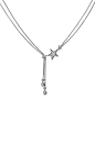 Fancy Cut Jewels  Star & Pear Diamond Drop Necklace - 1.12 ctw  $3,720