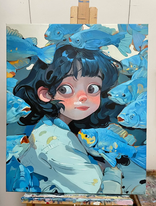 丙烯画-5