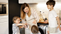 front-view-cute-family-cooking-together