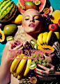 最爱的水果是哪一个？fruity fashion editorials | Claire Harrison shoots new Slink beauty editorial | We love this #pixiemarket.com