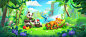 Wildscapes (Playrix) splash art, Anna Zanozina : This splash screen was made for Wildscapes mobile game by Playrix.
It was a very complex work. My part was to refine the sketch and do all the final render.
Many thanks to my talented colleagues who also pa