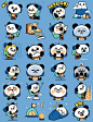 Yama-Panda : An on-going emoji / sticker project about an intrepid explorer and his love of the great outdoors!