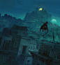 two moons, Marc Simonetti : This is an unused cover art.