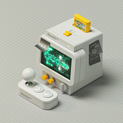 SissiMei采集到手绘插画illustratorC4D