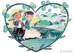 中国日报插画 很有中国人物特色的装饰画 by：李旻
艺术设计考研超话 艺术考研超话 设计考研超话 ​​​​