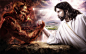 耶稣与恶魔-1440x900-电脑桌面屏保

