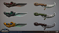 World of Warcraft: Battle for Azeroth - Weapons , Christopher Hayes : The first image are all concepts and the rest all models.