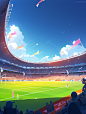 篮球场:球场:球场背景:科幻赛场:足球:橄榄球haiyangxilanhua_Football_venue_sports_venue_spotlight_dd11aa57-25bc-492a-a740-a4488d76111d (1)
