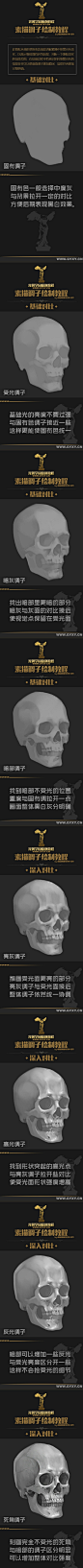 素描调子教程