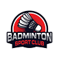 其中包括图片：Download badminton logo design, sports logo for free