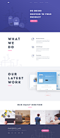 Paperpillar Studio Landing Page by Ghani Pradita 