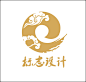 中国风水墨祥云logo设计