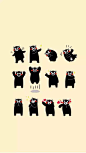 【kumamon】(>_<)壁纸来一啵！_熊本熊吧_百度贴吧