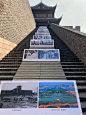 相门城墙上的摄影展《最江南﹣苏州这座城》