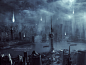 The 1th Wave, Maria Semelevich : Hi everybody! I'm sorry that was gone for so long :) Today I want to present to you my recent artwork and tutorial to it.
This is a small offshoot of my futuristic cities. At this time, the planet was visited by unknown pe