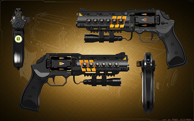 Gauss revolver desig...